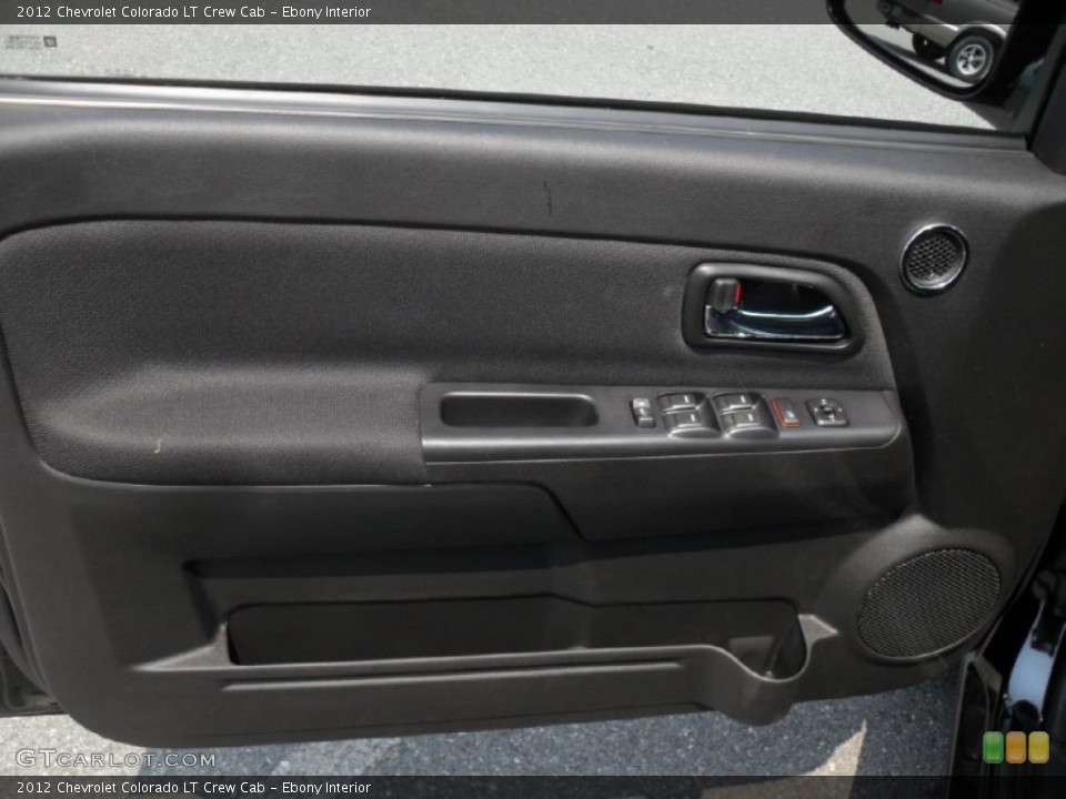 Ebony Interior Door Panel for the 2012 Chevrolet Colorado LT Crew Cab #51315904