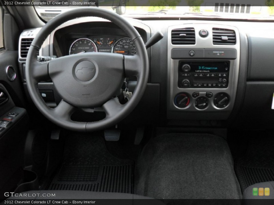 Ebony Interior Dashboard for the 2012 Chevrolet Colorado LT Crew Cab #51316006