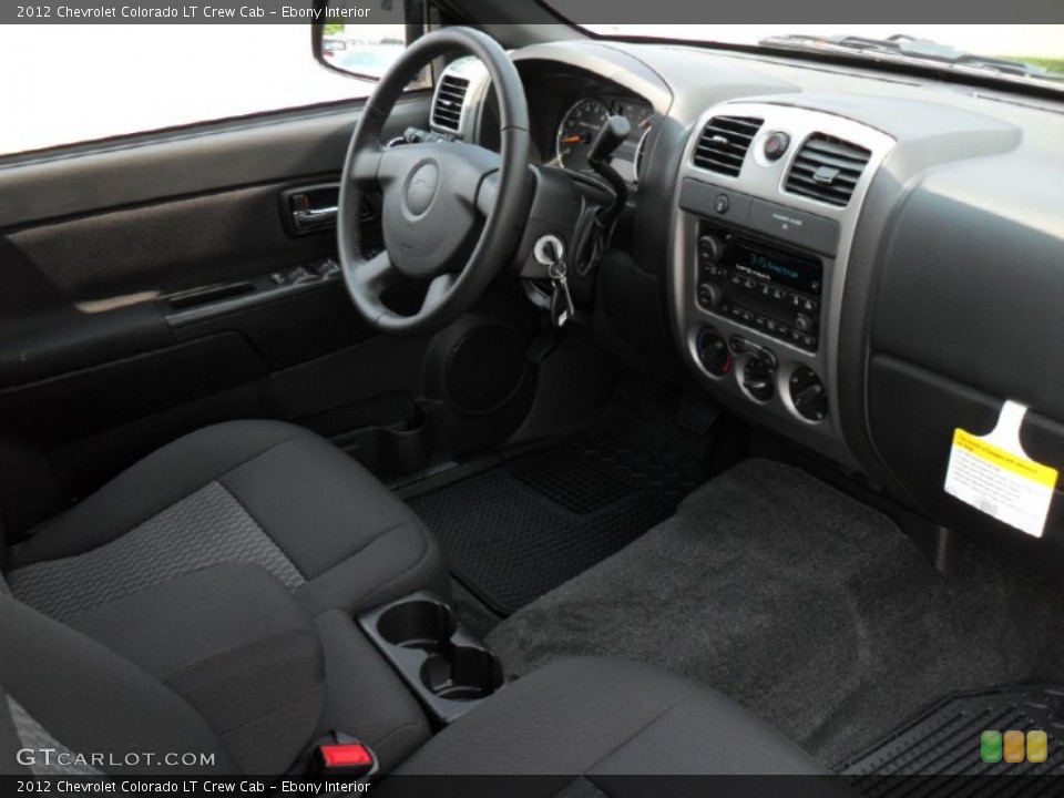 Ebony Interior Photo for the 2012 Chevrolet Colorado LT Crew Cab #51316078
