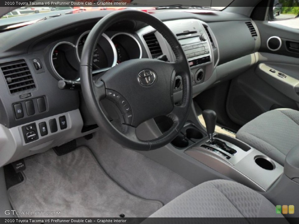 Graphite Interior Photo for the 2010 Toyota Tacoma V6 PreRunner Double Cab #51317944