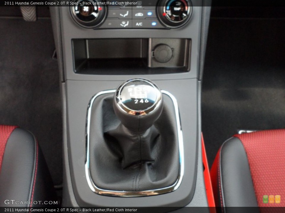 Black Leather/Red Cloth Interior Transmission for the 2011 Hyundai Genesis Coupe 2.0T R Spec #51318082
