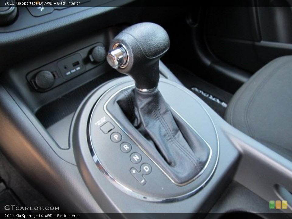 Black Interior Transmission for the 2011 Kia Sportage LX AWD #51318481