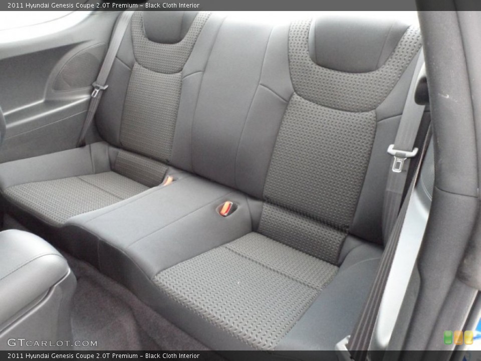 Black Cloth Interior Photo for the 2011 Hyundai Genesis Coupe 2.0T Premium #51318517