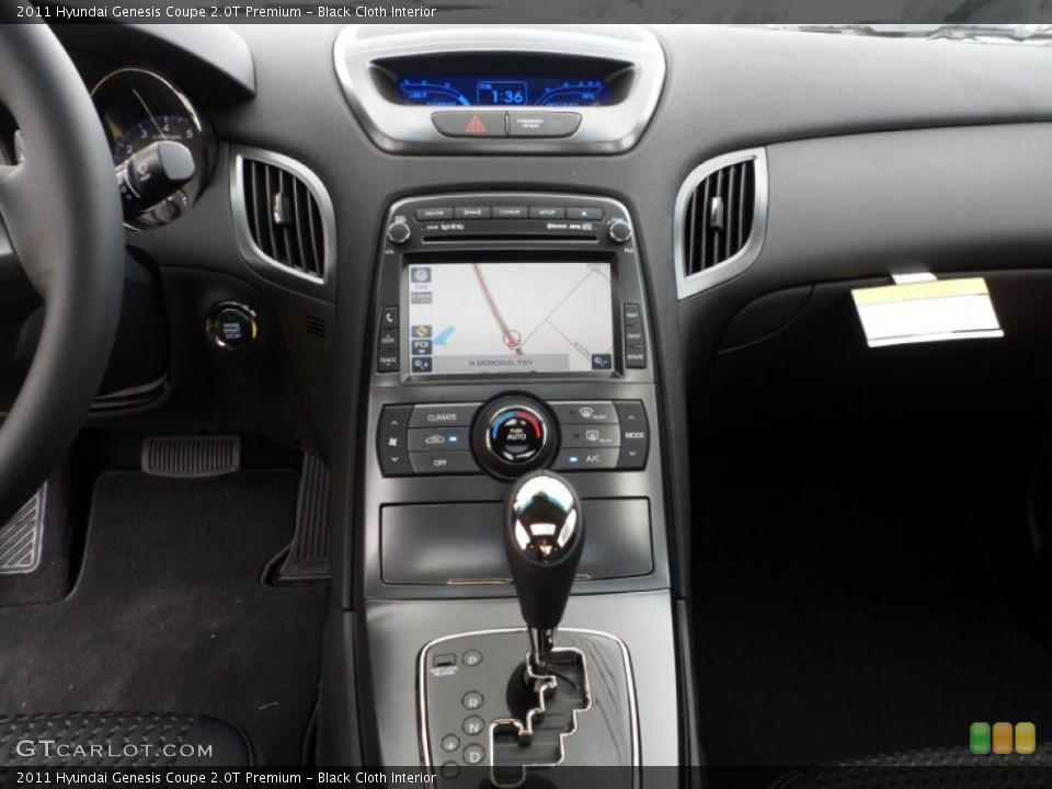 Black Cloth Interior Controls for the 2011 Hyundai Genesis Coupe 2.0T Premium #51318562