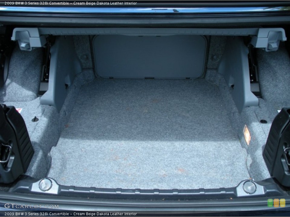 Cream Beige Dakota Leather Interior Trunk for the 2009 BMW 3 Series 328i Convertible #51318625