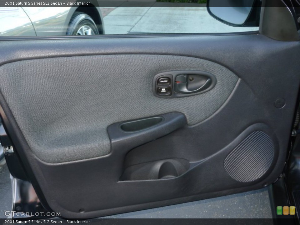 Black Interior Door Panel for the 2001 Saturn S Series SL2 Sedan #51319633