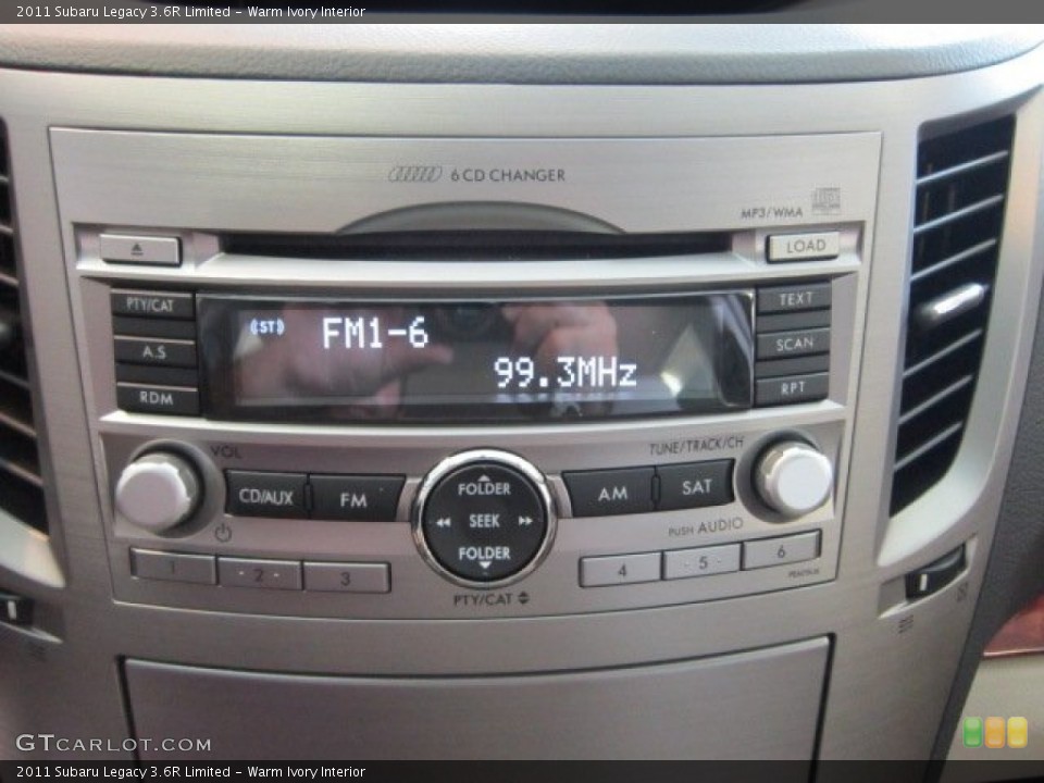 Warm Ivory Interior Controls for the 2011 Subaru Legacy 3.6R Limited #51319816