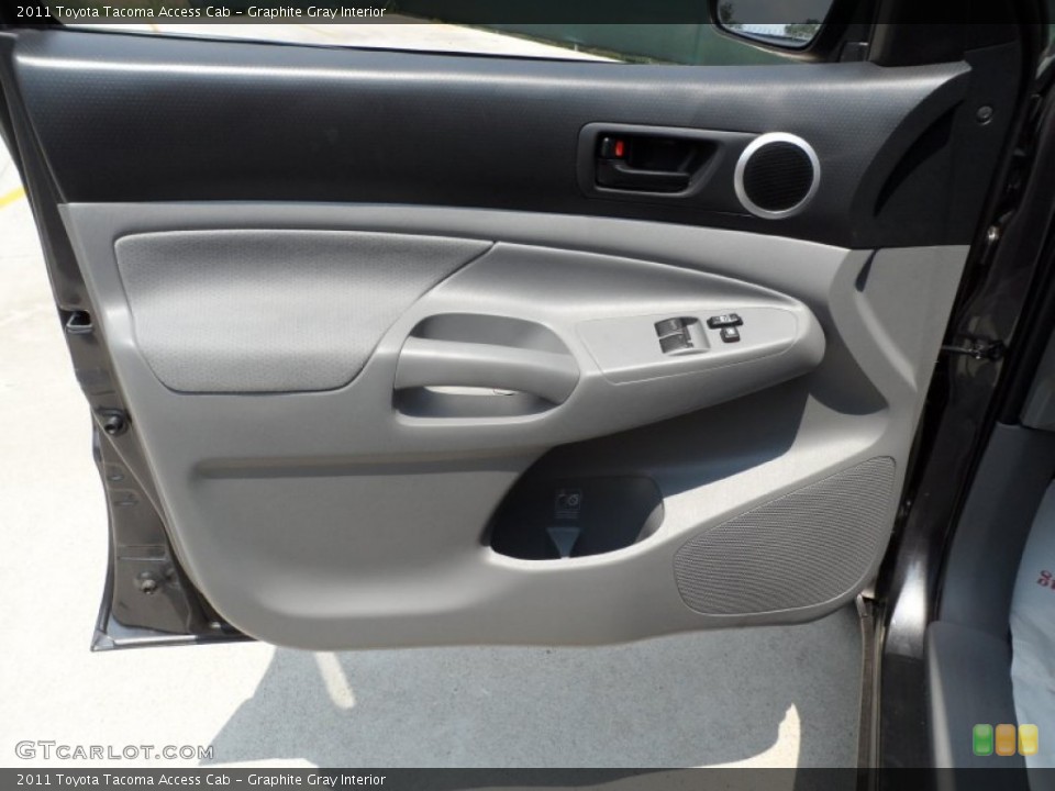 Graphite Gray Interior Door Panel for the 2011 Toyota Tacoma Access Cab #51320632