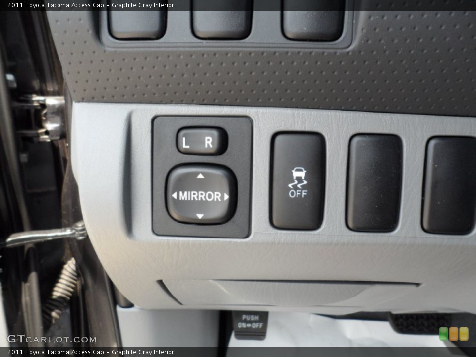Graphite Gray Interior Controls for the 2011 Toyota Tacoma Access Cab #51320800