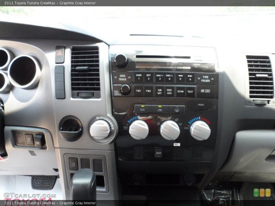 Graphite Gray Interior Controls for the 2011 Toyota Tundra CrewMax #51321184