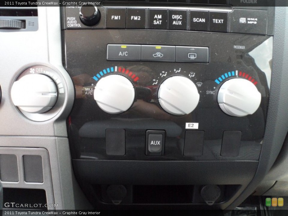Graphite Gray Interior Controls for the 2011 Toyota Tundra CrewMax #51321223
