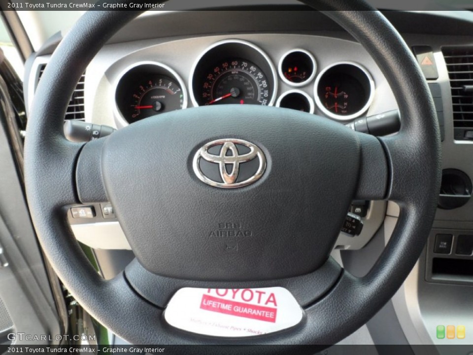 Graphite Gray Interior Steering Wheel for the 2011 Toyota Tundra CrewMax #51321286