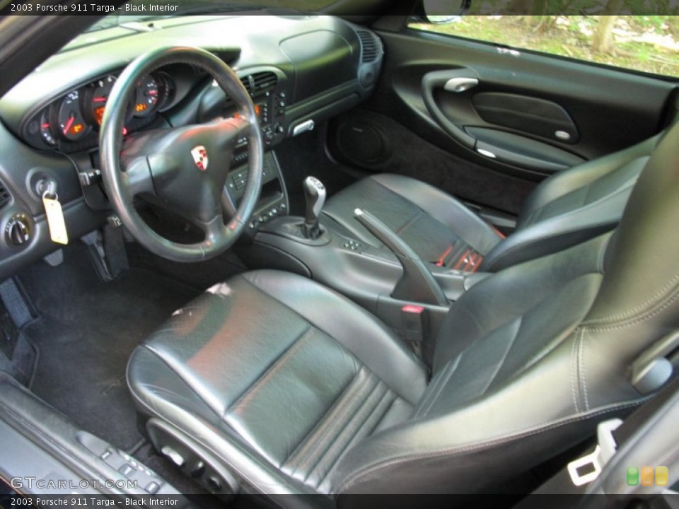 Black Interior Photo for the 2003 Porsche 911 Targa #51321706