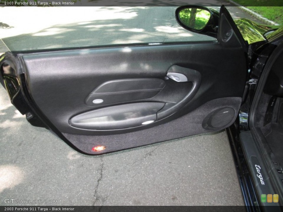 Black Interior Door Panel for the 2003 Porsche 911 Targa #51321757