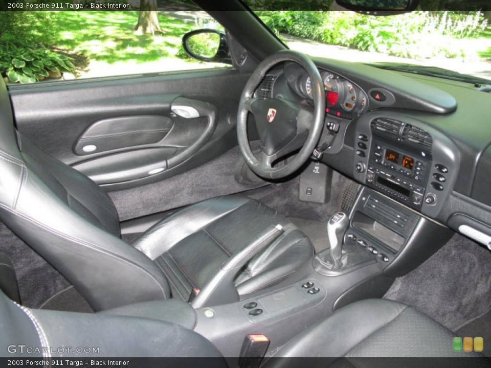 Black Interior Photo for the 2003 Porsche 911 Targa #51321790