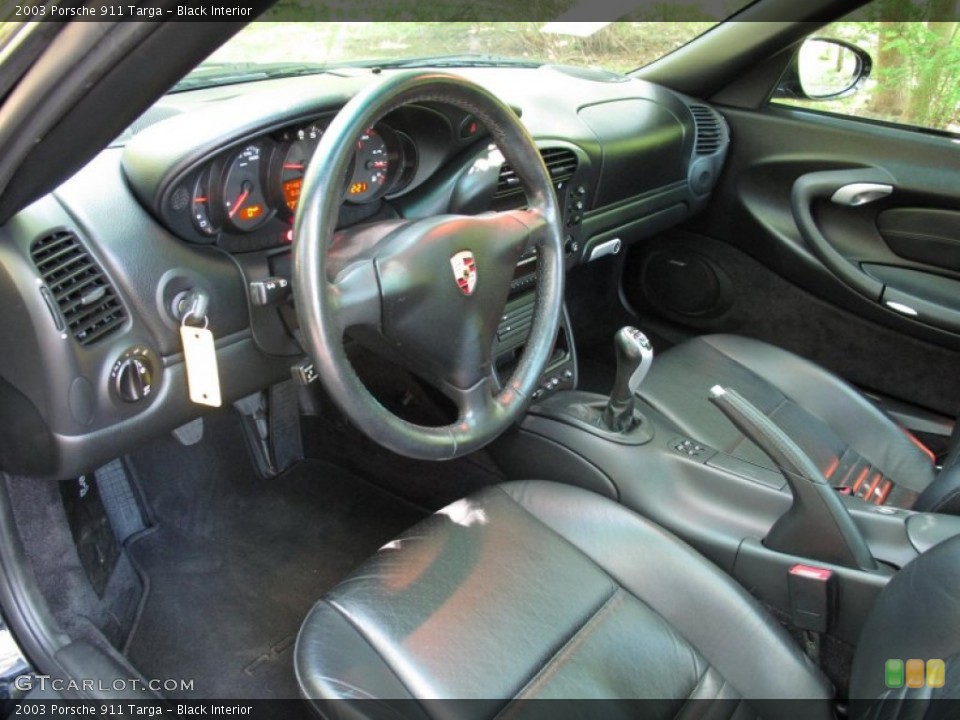 Black Interior Photo for the 2003 Porsche 911 Targa #51321829