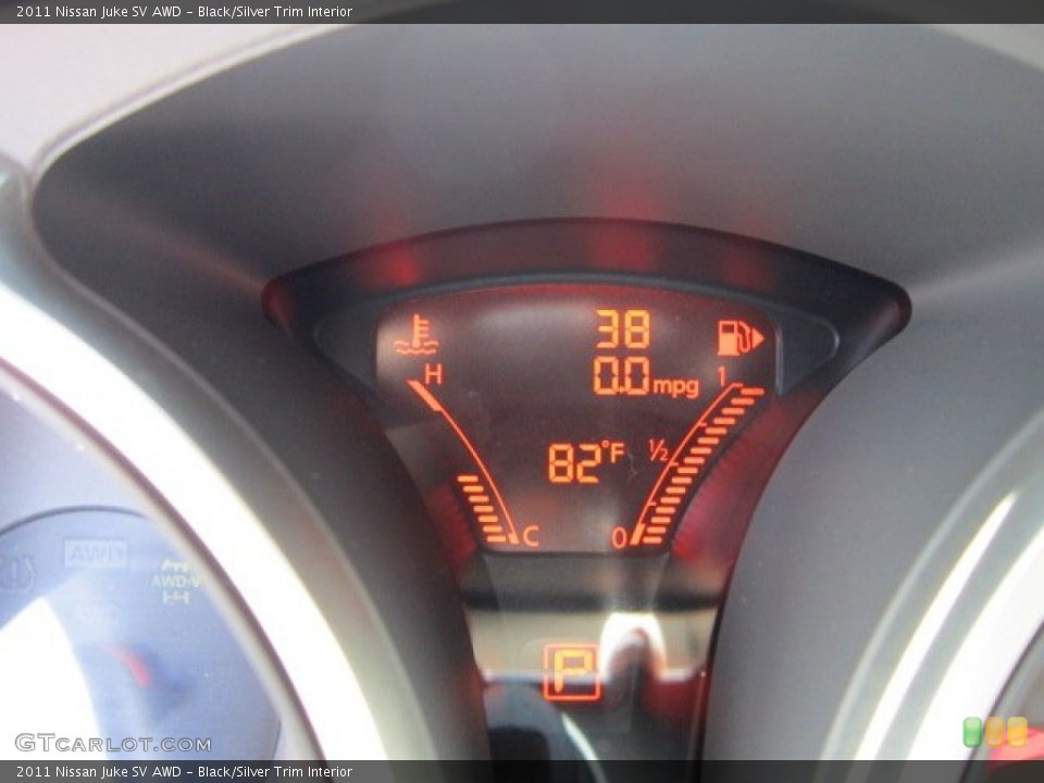 Black/Silver Trim Interior Gauges for the 2011 Nissan Juke SV AWD #51323383
