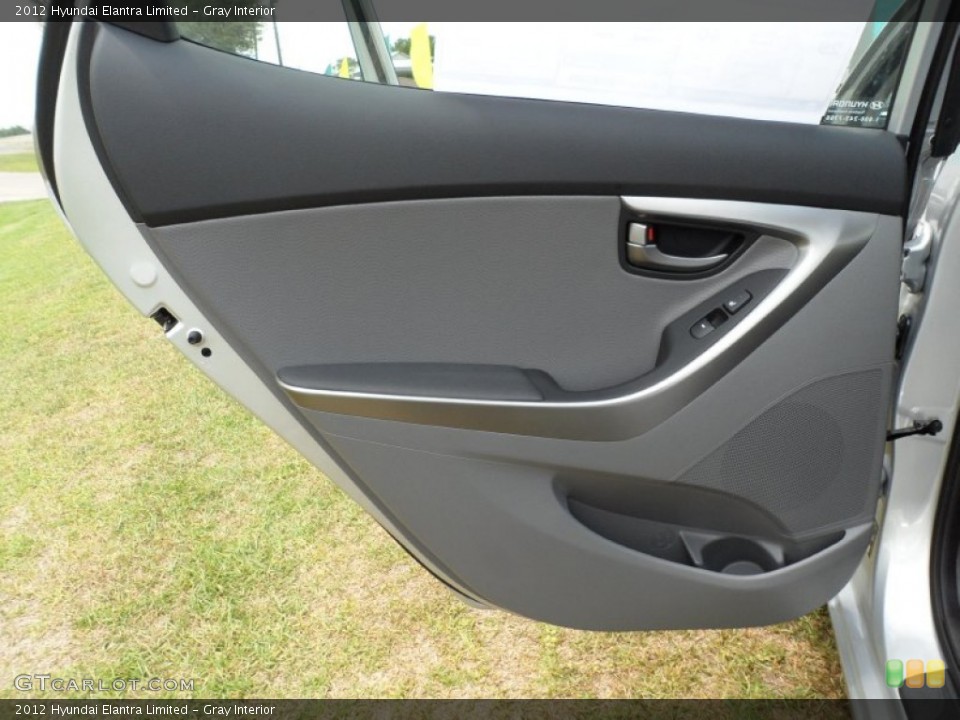 Gray Interior Door Panel for the 2012 Hyundai Elantra Limited #51324127