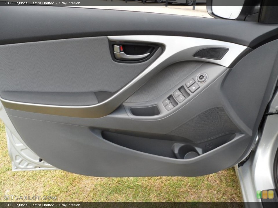 Gray Interior Door Panel for the 2012 Hyundai Elantra Limited #51324154