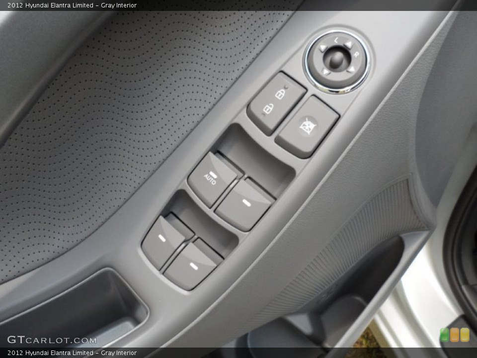 Gray Interior Controls for the 2012 Hyundai Elantra Limited #51324172