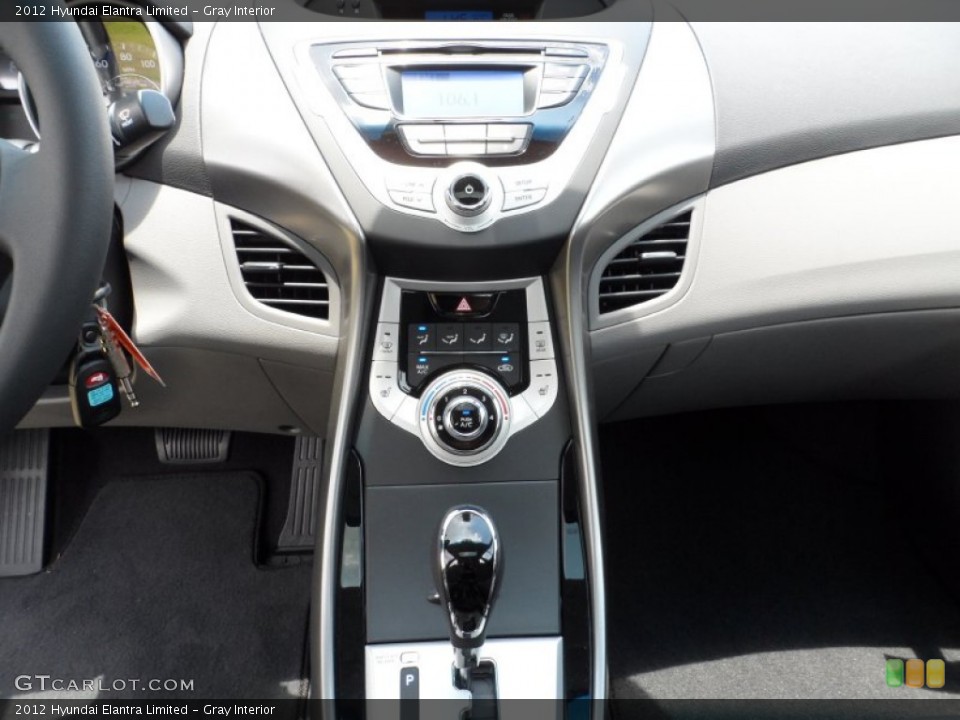 Gray Interior Controls for the 2012 Hyundai Elantra Limited #51324247