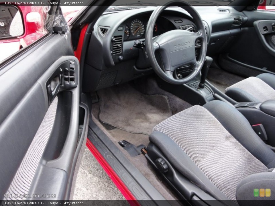 Gray Interior Photo for the 1992 Toyota Celica GT-S Coupe #51325081