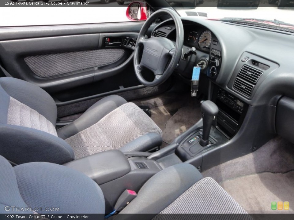 Gray Interior Photo for the 1992 Toyota Celica GT-S Coupe #51325180