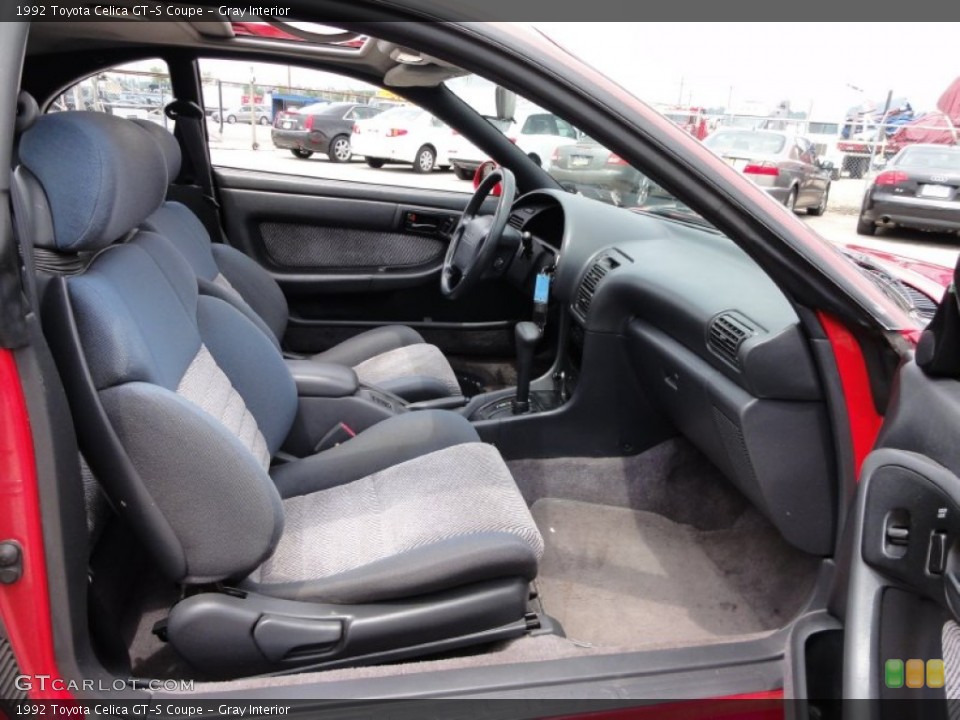 Gray Interior Photo For The 1992 Toyota Celica Gt S Coupe