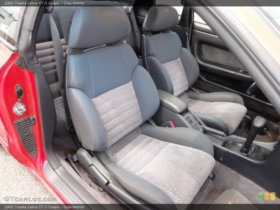 Gray Interior Photo for the 1992 Toyota Celica GT-S Coupe #51325213