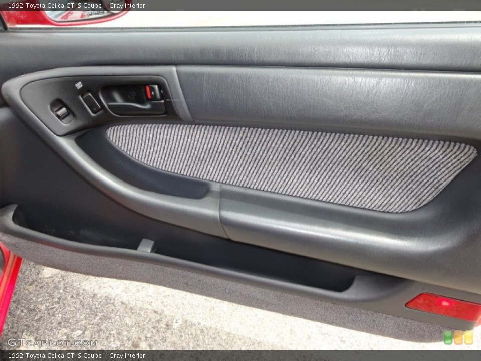 Gray Interior Door Panel for the 1992 Toyota Celica GT-S Coupe #51325273
