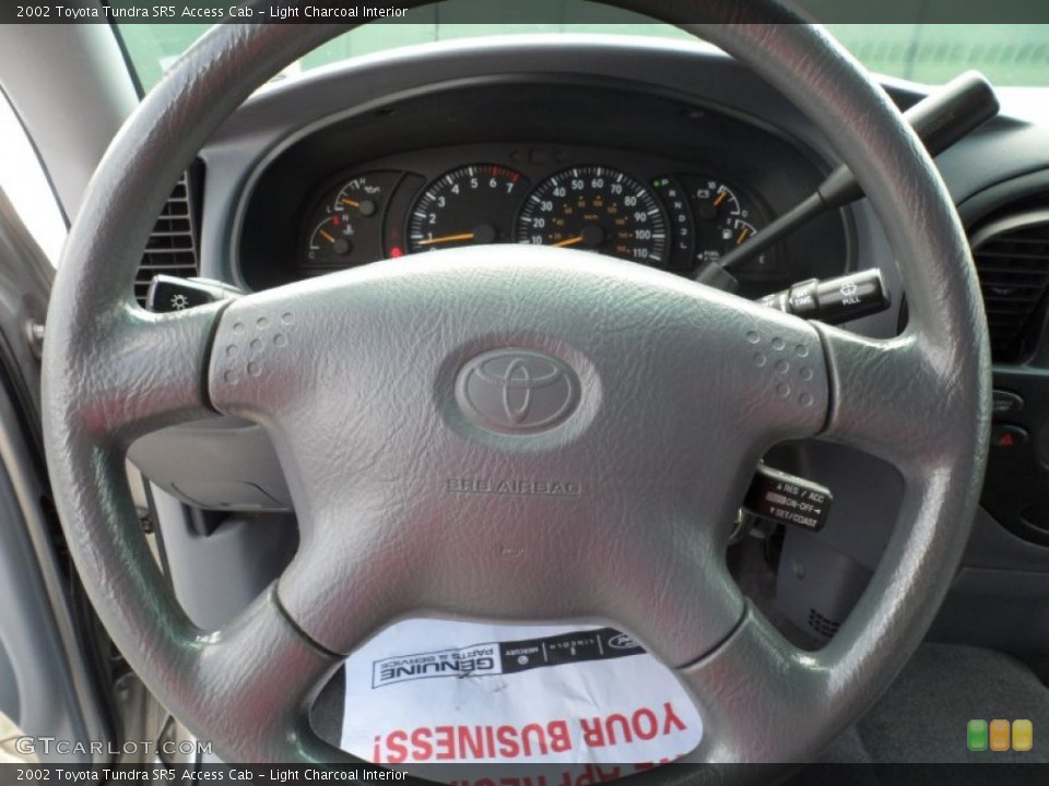 Light Charcoal Interior Steering Wheel for the 2002 Toyota Tundra SR5 Access Cab #51326395