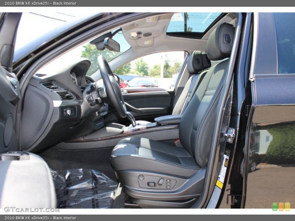 Black Interior Photo for the 2010 BMW X6 xDrive35i #51327703
