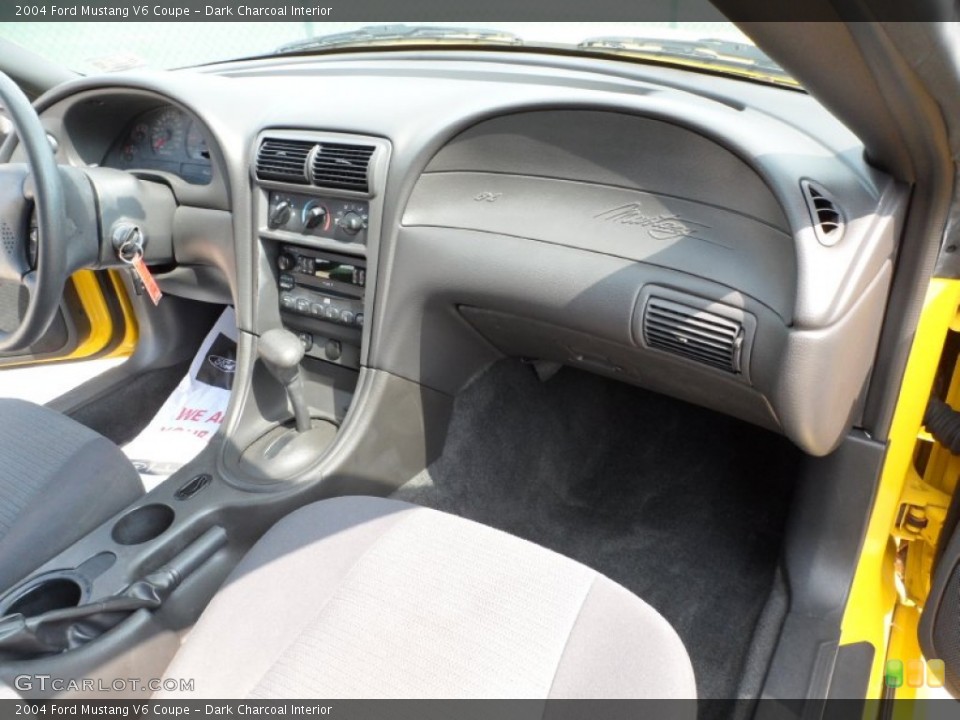 Dark Charcoal Interior Dashboard for the 2004 Ford Mustang V6 Coupe #51328072