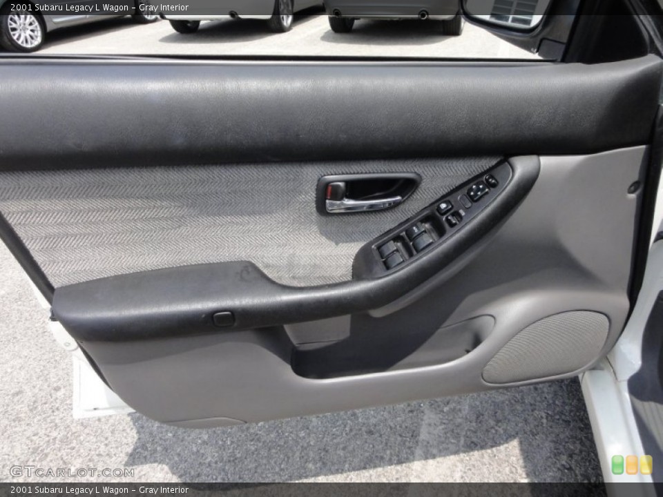Gray Interior Door Panel for the 2001 Subaru Legacy L Wagon #51328810