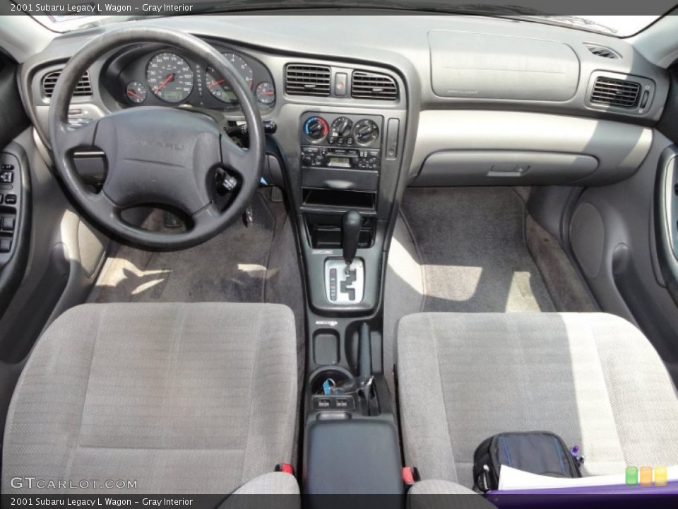 Gray Interior Dashboard for the 2001 Subaru Legacy L Wagon #51329029