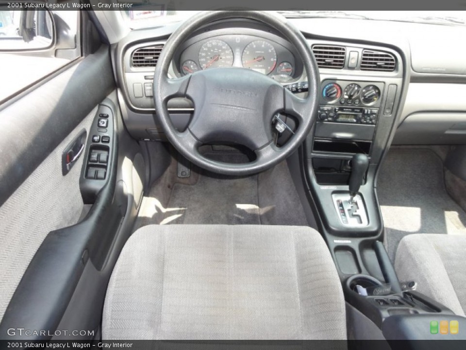Gray Interior Dashboard for the 2001 Subaru Legacy L Wagon #51329038