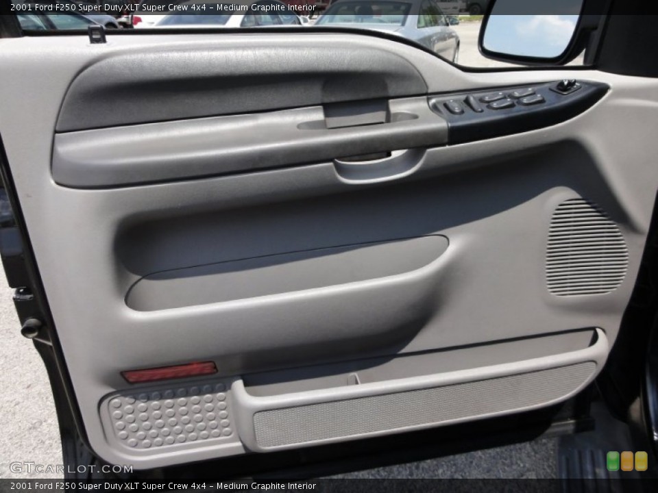 Medium Graphite Interior Door Panel for the 2001 Ford F250 Super Duty XLT Super Crew 4x4 #51330304
