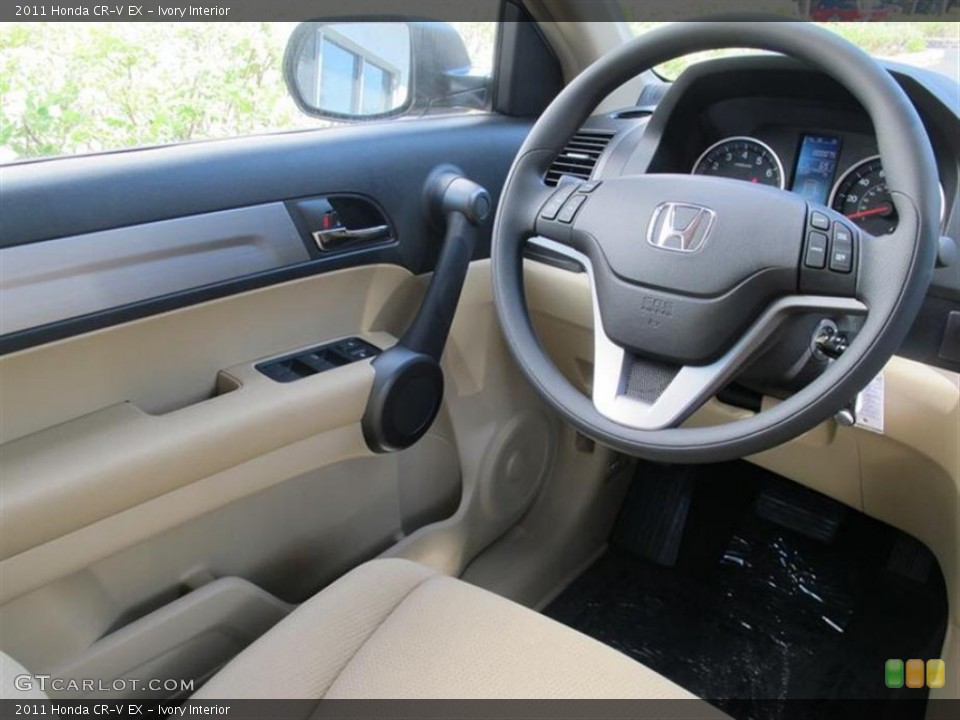 Ivory Interior Steering Wheel for the 2011 Honda CR-V EX #51332634