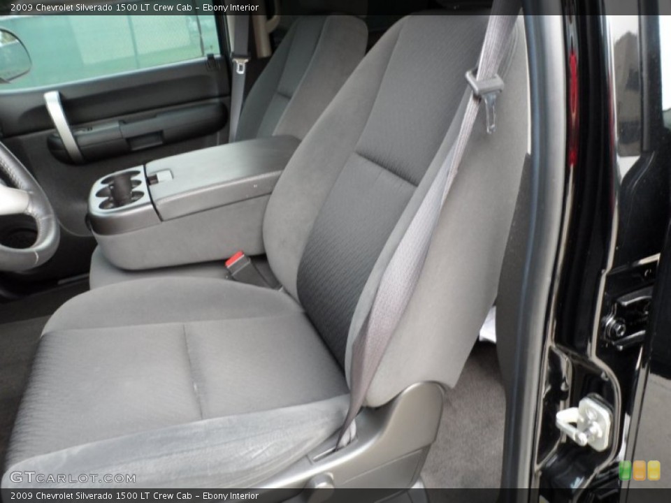 Ebony Interior Photo for the 2009 Chevrolet Silverado 1500 LT Crew Cab #51335272