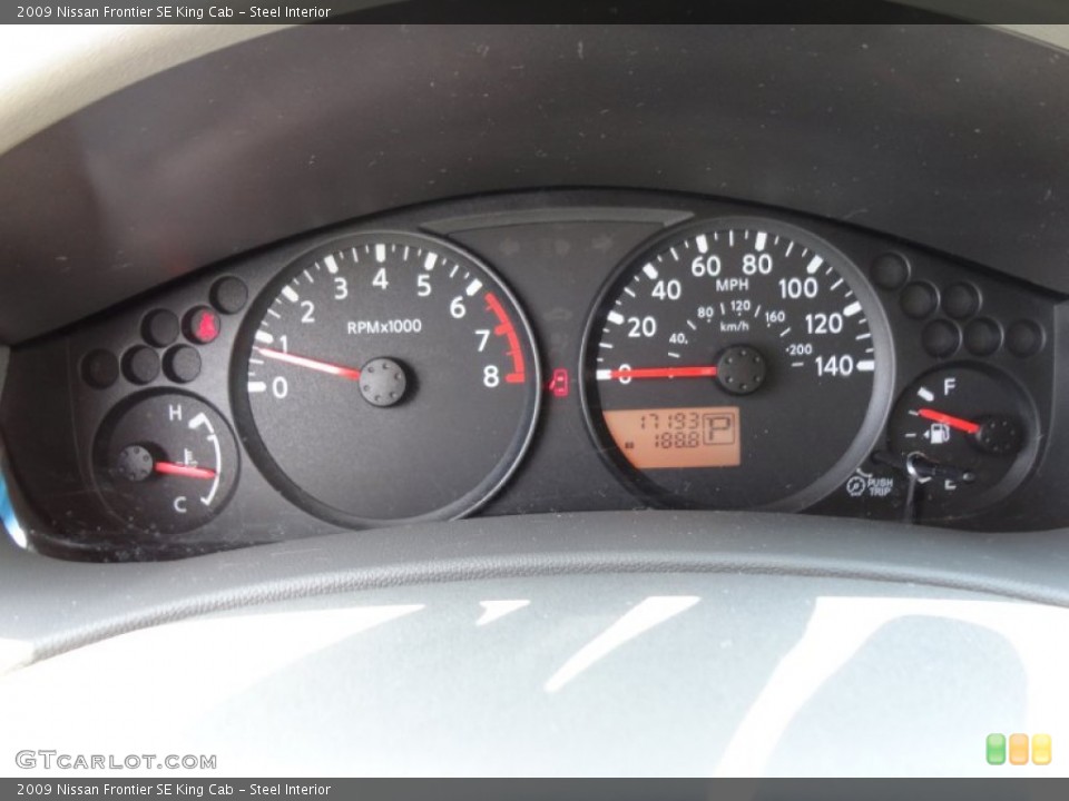 Steel Interior Gauges for the 2009 Nissan Frontier SE King Cab #51336298