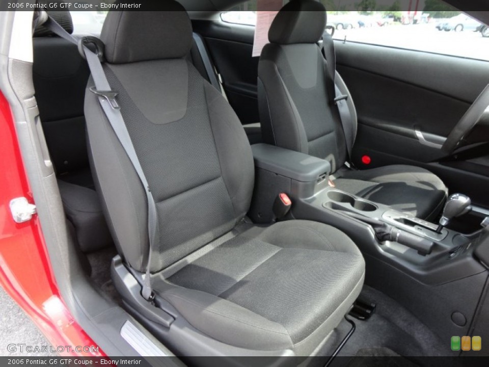 Ebony Interior Photo for the 2006 Pontiac G6 GTP Coupe #51337043