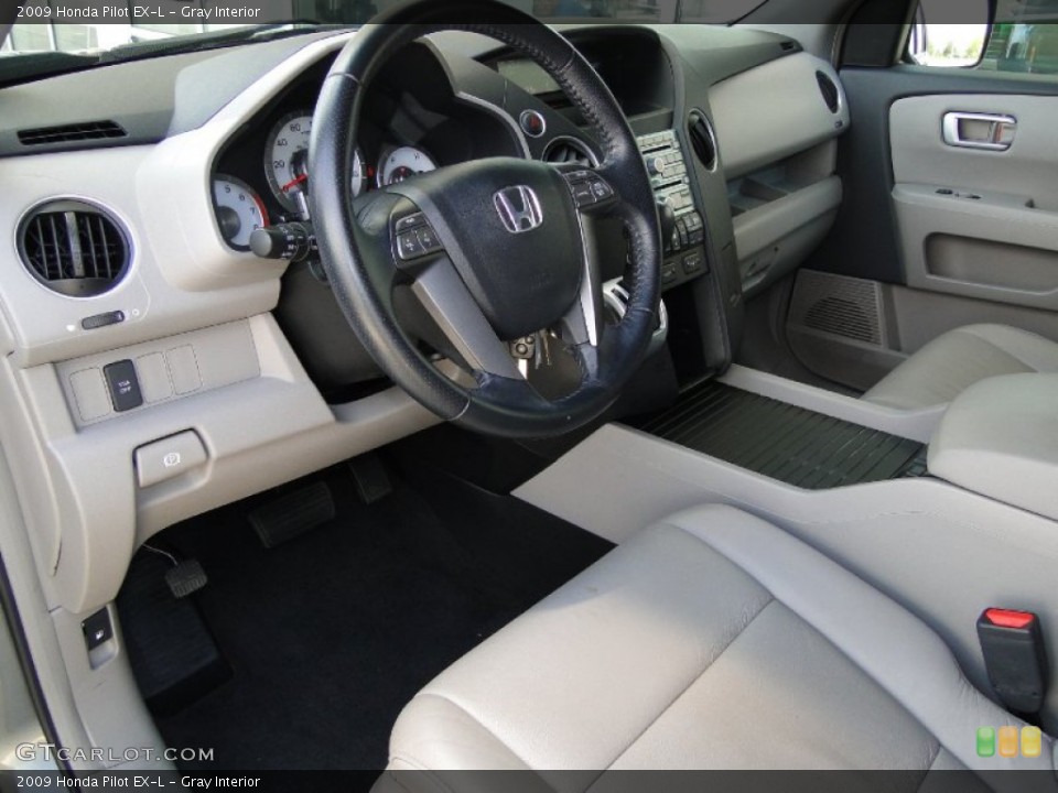 Gray Interior Photo for the 2009 Honda Pilot EX-L #51343180