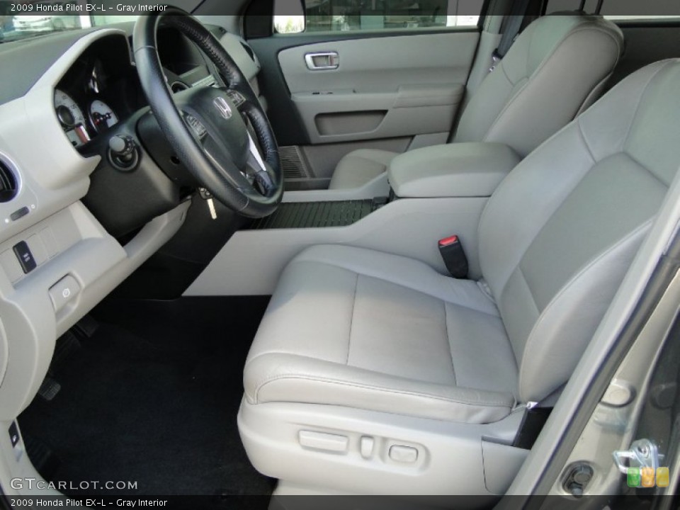 Gray Interior Photo for the 2009 Honda Pilot EX-L #51343207
