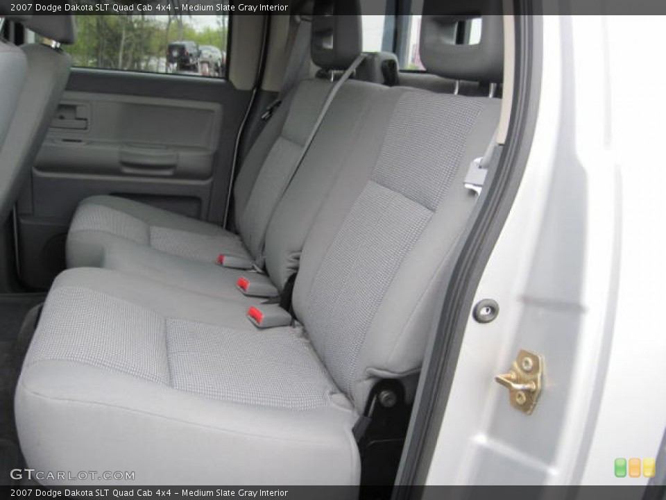 Medium Slate Gray Interior Photo for the 2007 Dodge Dakota SLT Quad Cab 4x4 #51344704