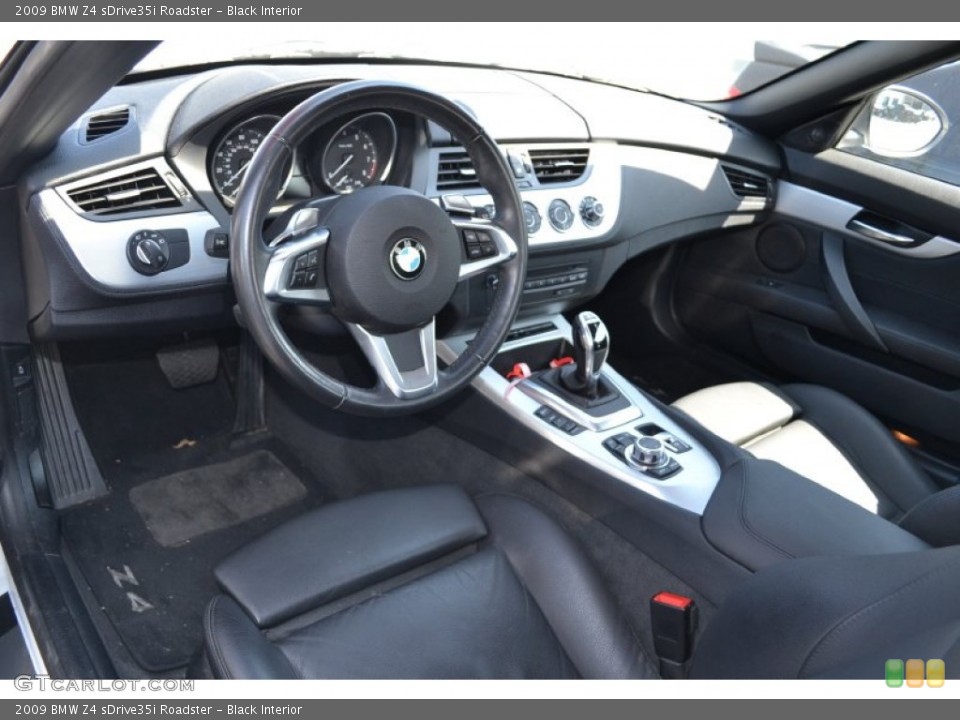 Black Interior Prime Interior for the 2009 BMW Z4 sDrive35i Roadster #51347579