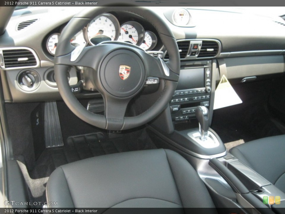 Black Interior Photo for the 2012 Porsche 911 Carrera S Cabriolet #51347894