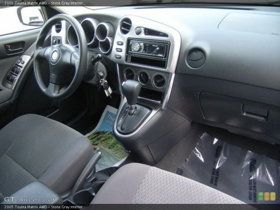 Stone Gray Interior Dashboard for the 2005 Toyota Matrix AWD #51350411
