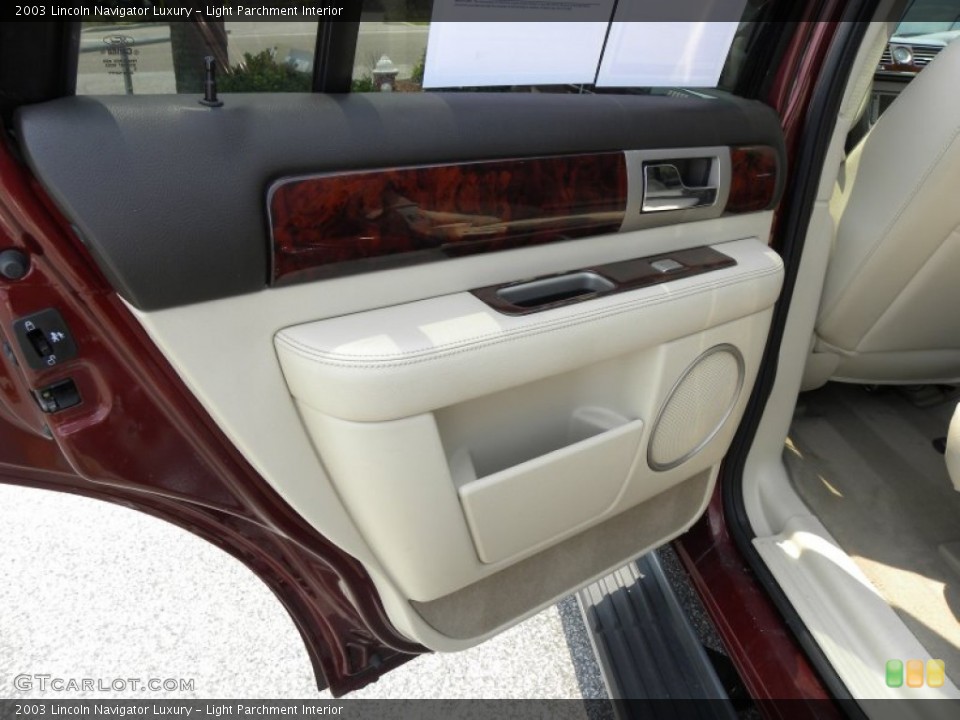 Light Parchment Interior Door Panel for the 2003 Lincoln Navigator Luxury #51350429