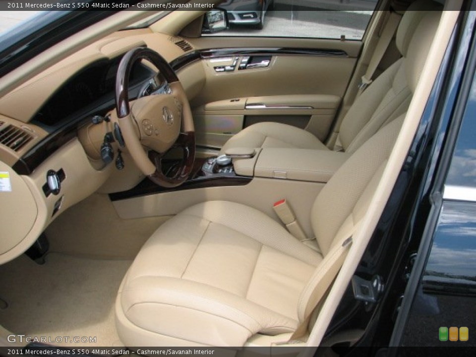 Cashmere/Savanah Interior Photo for the 2011 Mercedes-Benz S 550 4Matic Sedan #51355850