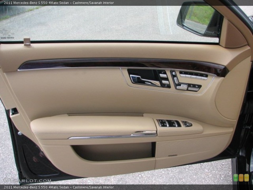 Cashmere/Savanah Interior Door Panel for the 2011 Mercedes-Benz S 550 4Matic Sedan #51355862